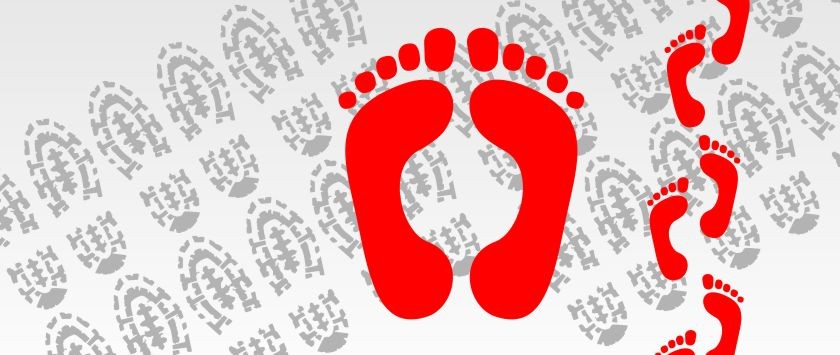 Footprint, shoe print