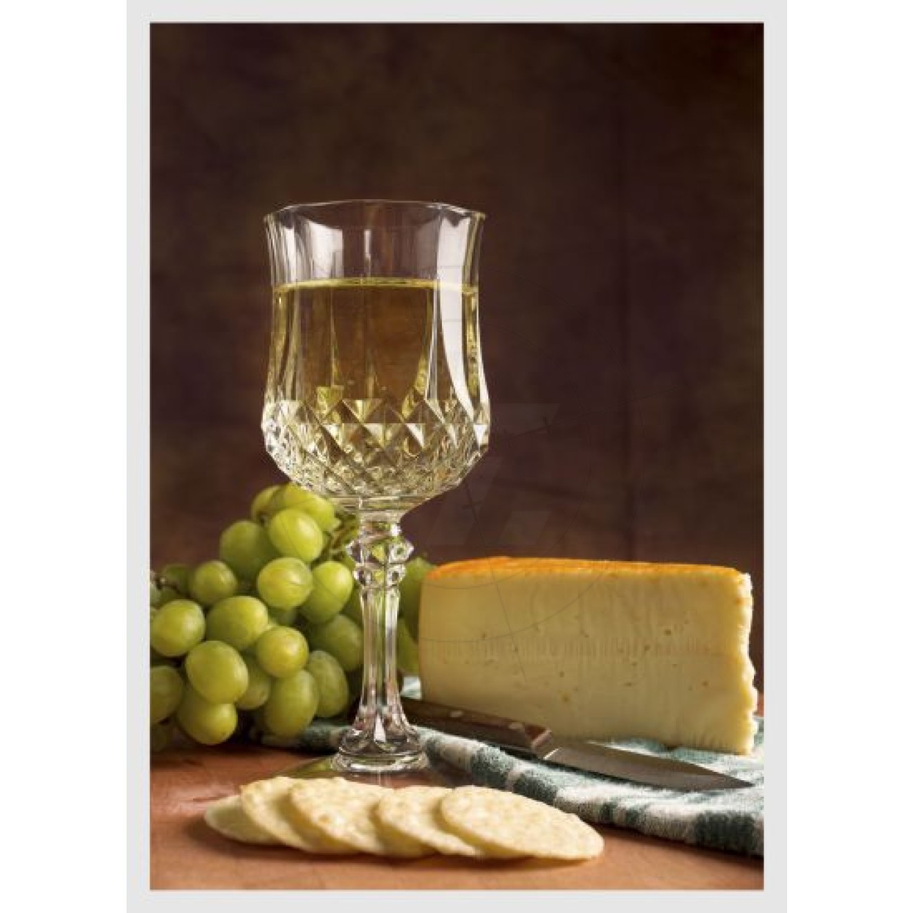 französischer Käse mit Weißwein