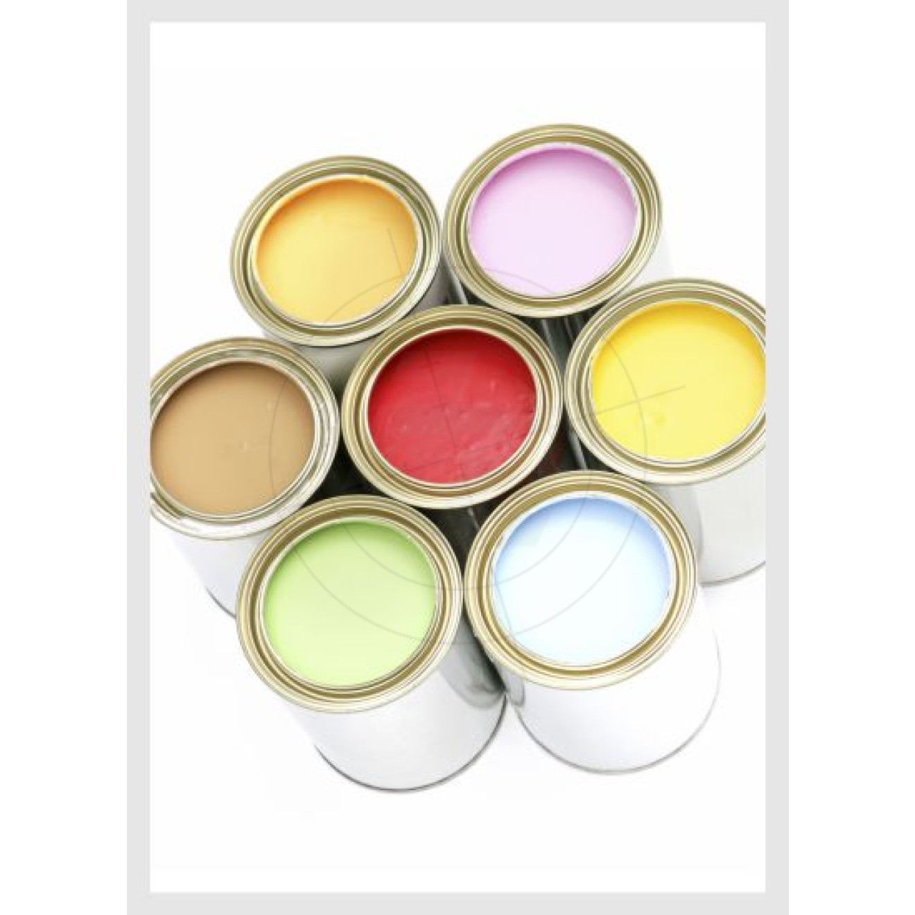 Cans of paint