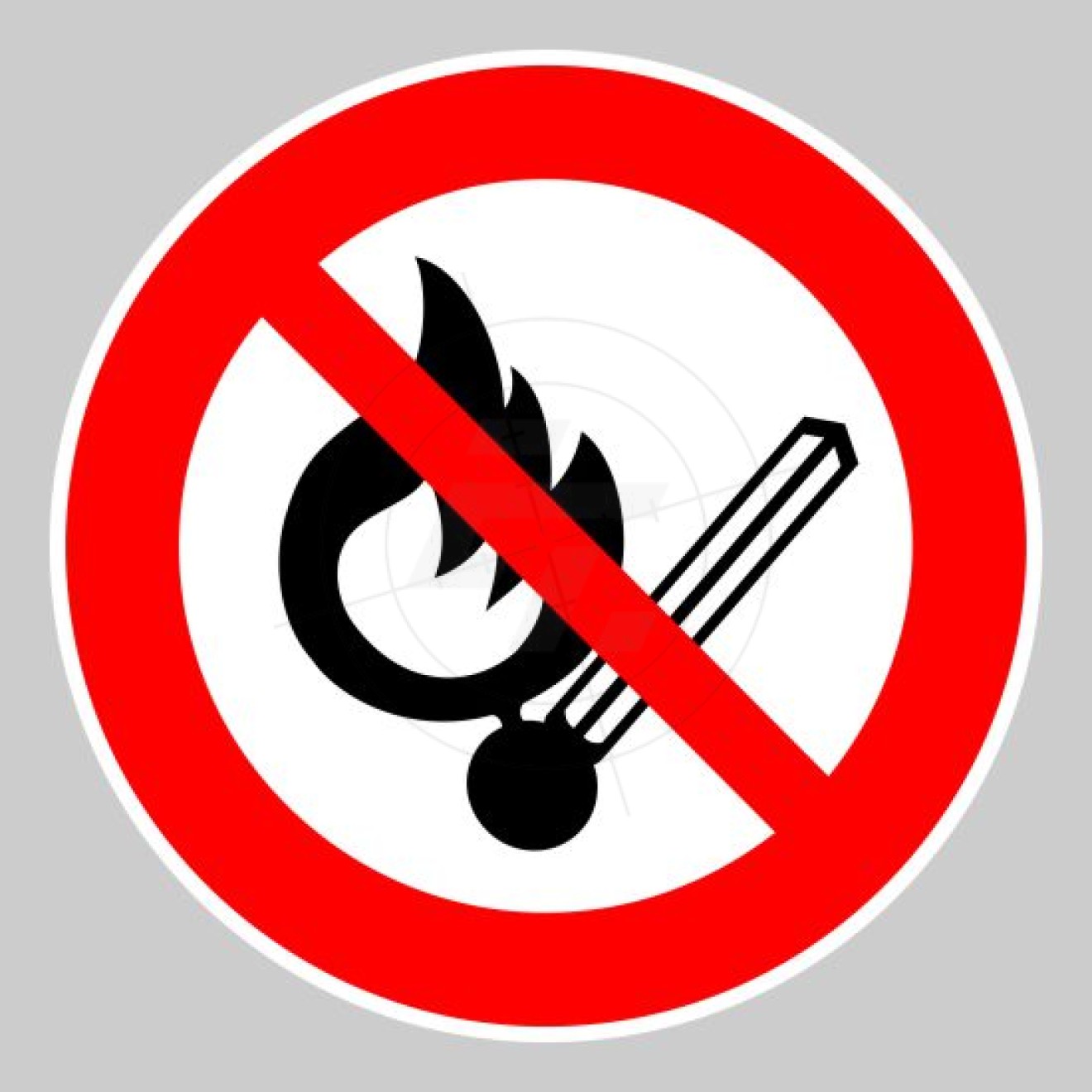 open fire prohibited