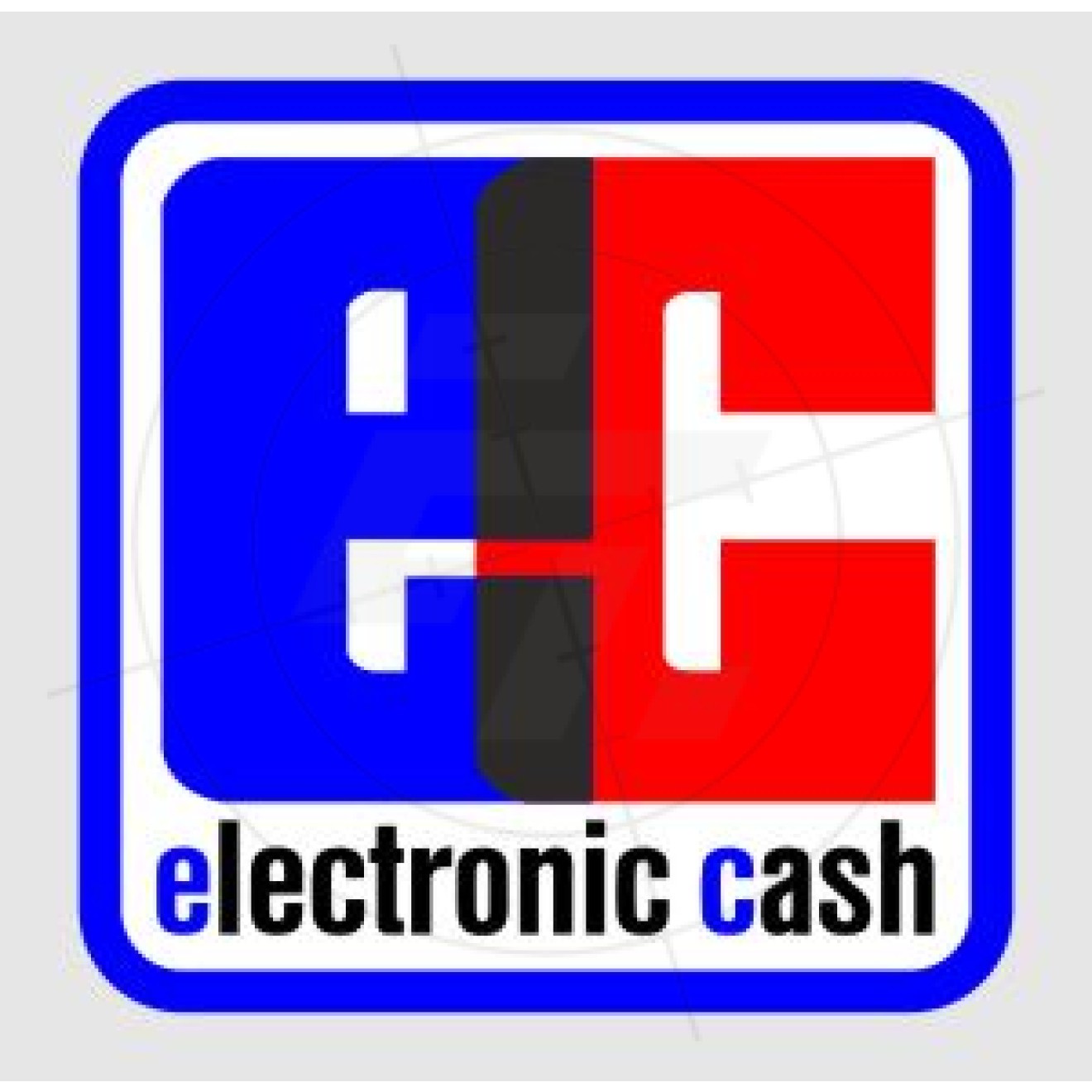 Aufkleber Electronic cash