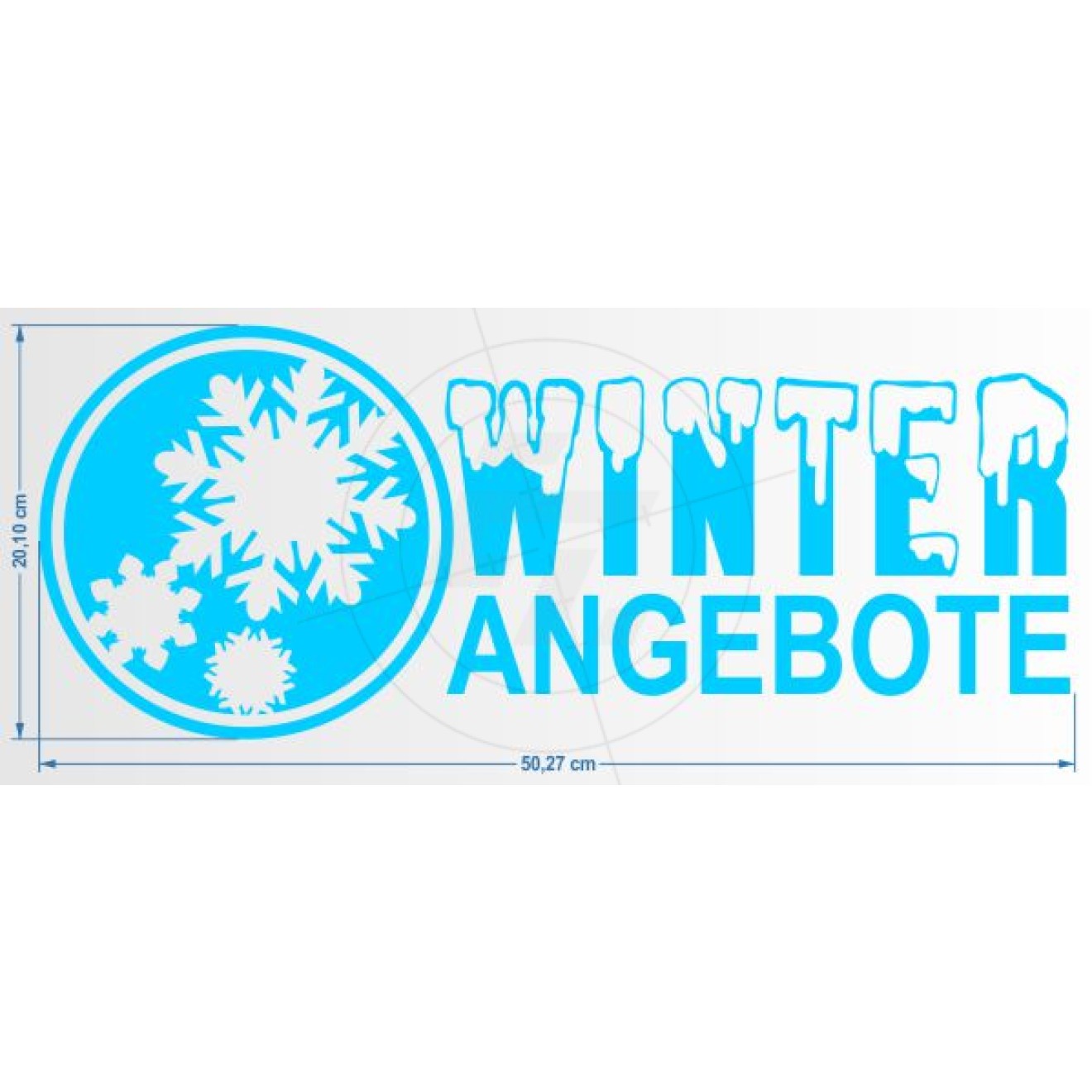 Winterangebote, Banner Querformat