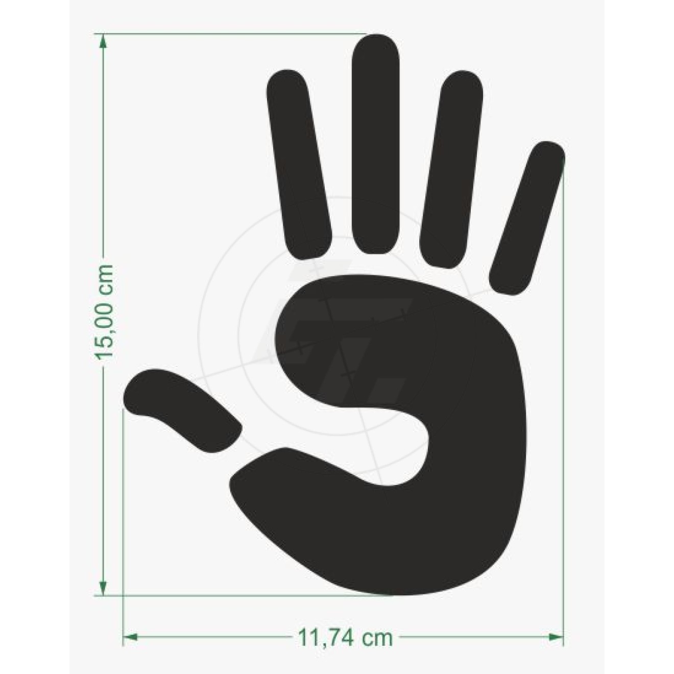 Sticker Handprint