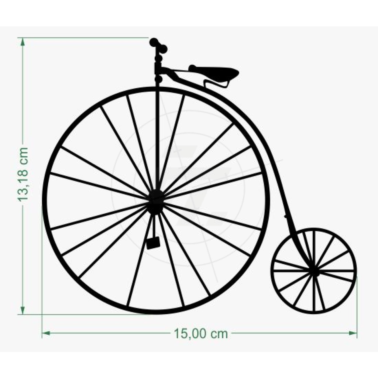 Penny-farthing, old bicycle
