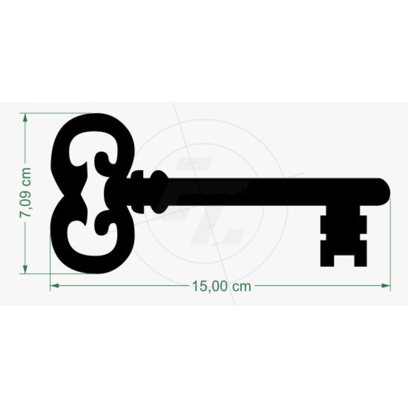 Key, old door key