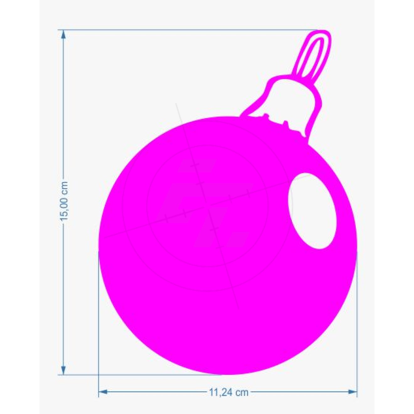 Christmas ball with hanger