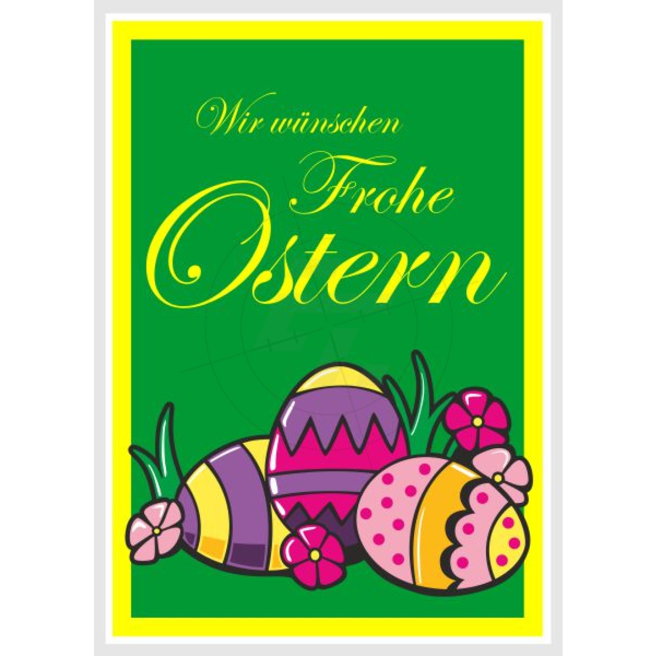 Plakat Frohe Ostern