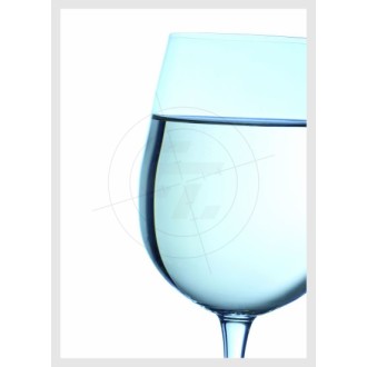 clear water in glass