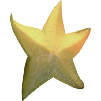 Aufkleber Sternfrucht
