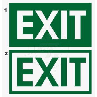 Emergency exit, Exit