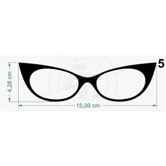 Sticker Eyewear shapes eyeglass frames, ladies and gentlemen