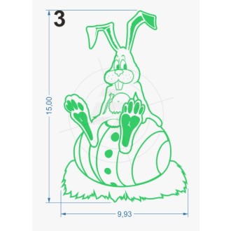 Sticker Easter bunny