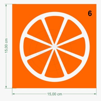 Orange, half an orange, orange slice