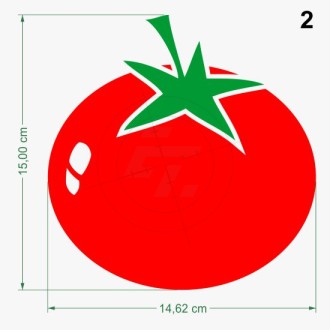 Tomaten, Tomate, einfarbig und zweifarbig