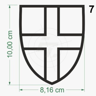 Wappen, einfache Wappenaufkleber