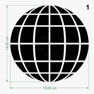 Earth globe, globe