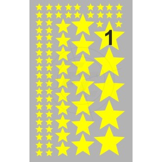 Star Stickers, Set