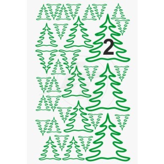 Christmas tree, Sticker Set